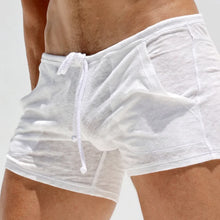 Load image into Gallery viewer, Men's Lightweight Bamboo Home Shorts Summer Comfortable Lounge Sleepwear Elastic Waist Casual Breathable Soft Pajama
