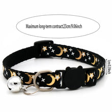 Load image into Gallery viewer, Pet Collar With Bell Cartoon Footprint Colorful Dog Puppy Kitten Collar Adjustable Safety Bell Ring Necklace Pet Accessories

