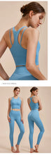 Load image into Gallery viewer, Sports Bra with Shock-absorbing Shoulder Straps for Women, Gathered Back, Fitness Bra, Running Top, New
