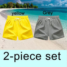 Load image into Gallery viewer, Swim Trunks Swim Shorts for Men Quick Dry Board Shorts Bathing Suit Breathable Drawstring With Pockets for Surfing Beach Summer
