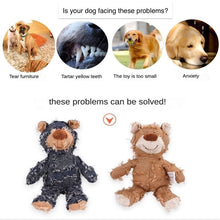 Load image into Gallery viewer, Pet Teddy Bear Soundmaking Toy Plush Interactive Dog Toys Grinding Cleaning Teeth Anti Bite Abreact Plaything Bear Pets Supplies
