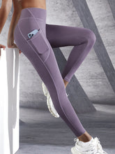 Load image into Gallery viewer, New High Waist Women's Leggings Stretch Yoga Pants Tights With Pockets Push Up Fitness Running Sportswear Solid Color Pants
