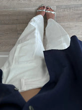 Load image into Gallery viewer, Summer White Pants For Women Cotton Formal High Waist Wide Leg Trousers Ladies Elegant Summer Women's Pants Straight Leg Office
