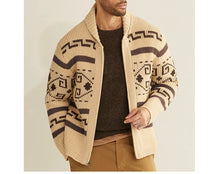 Load image into Gallery viewer, Winter Men's Cardigan Sweaters Fashion Male Knitted Sweater Thermal Warm Coats Casual Man Cashmer Lapel Knitted Jackets Clothing

