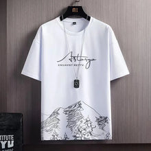 Load image into Gallery viewer, 2023 Summer Men's Tracksuit 2 Piece Set Fashion Casual Solid Short-Sleeved T-Shirt and Shorts Sport Suit Breathable Man Clothing
