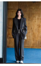 Load image into Gallery viewer, Elegant Peaked Lapel Suit Set
