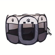 Load image into Gallery viewer, Classic-Style Portable Pet Playpen &amp; Tent | Durable, Foldable, Comfort Design | Secure Outdoor Pet Bed for Cats &amp; Dogs
