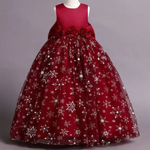 Load image into Gallery viewer, Elegant Mesh Bow Party Dress

