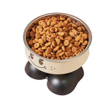 Load image into Gallery viewer, Smiling Face High-Leg Steel Bowl
