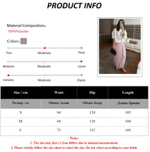 Load image into Gallery viewer, Irregular Skirt for Women Spring Summer New Elegant Street Style Skirt Women's Fashion Loose Ruched Draped Side Split Maxi Skirt
