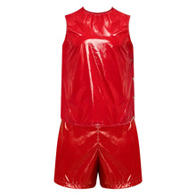 Load image into Gallery viewer, Mens Special Needs Waterproof Sweat Tracksuit Tank Tops And Sides Buttons Boxer Shorts Two Pieces Outfit Adaptive Clothing

