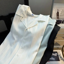 Load image into Gallery viewer, Minimal Casual White Shirt Men
