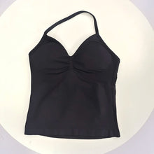 Load image into Gallery viewer, Women's Sexy Sports Bra - Open Back Design, Breathable Stretchy Fabric for Yoga - Elegant Solid Color All-Season Activewear
