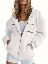 Load image into Gallery viewer, Cozy Zip Hooded Fleece Hoodie
