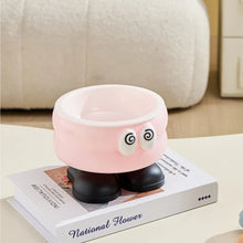 Load image into Gallery viewer, Cartoon Eye Elevated Steel Bowl
