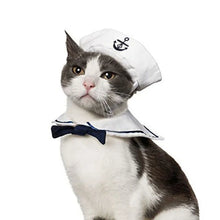 Load image into Gallery viewer, Funny Pet Cat Costumes Cat  Apparel Clothes For Halloween Christmas Cosplay Navy Sailor Costumes Jacket Cloak Dog Accessories
