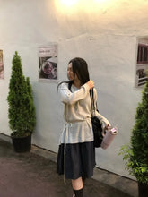 Load image into Gallery viewer, Chic Korean Style  Skirt for Young Women Spring Autumn Winter Seasonal Fashionable Inner Wear Casual Versatile Skirt
