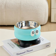 Load image into Gallery viewer, Cartoon Eye Elevated Steel Bowl
