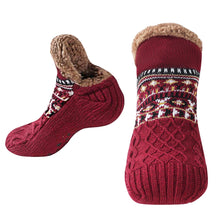Load image into Gallery viewer, Winter Fuzzy Non-Slip Slipper Socks
