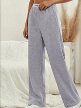 Load image into Gallery viewer, Women's Fashion Pants High Waist Webbing Loose Women's Wide Leg Pants Solid Colour Casual Female Pants Autumn Daily Wear
