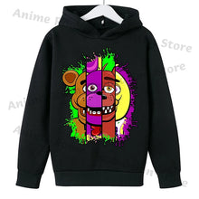 Load image into Gallery viewer, Kids Cartoon Sporty Pullover Hoodie
