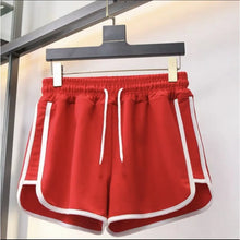 Load image into Gallery viewer, Women yoga Shorts Summer Outer Wear Mid-Waist Casual Loose Straight Pants Lady Stylish Thin Breathable Wide Leg Gym Short Pants
