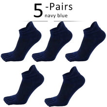 Load image into Gallery viewer, Five Toe No Show Socks
