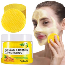 Load image into Gallery viewer, Turmeric Lemon Soap/cleansing pad/Face Cream/Serum Turmeric Series Skincare Product Brighten Skin Tone For All Skin Type Nourish
