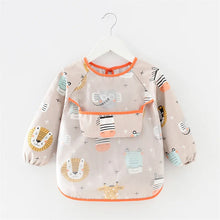 Load image into Gallery viewer, Waterproof Long Sleeve Baby Bib
