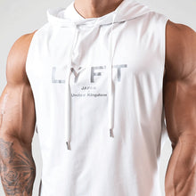 Load image into Gallery viewer, Men's Workout Hooded Tank Tops Bodybuilding Muscle Cut Off T Shirt Sleeveless Gym Hoodies
