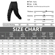 Load image into Gallery viewer, Men's Joggers Pants Loose Drawstring Long Pants Men Multi-pocket Sweatpants Casual Cargo Trousers For Men Fitness
