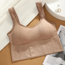 Load image into Gallery viewer, Breathable Sports Bra Anti-Sweat Fitness Top Women Seamless Yoga Bra Shockproof Crop Top Push Up Sport Bra Gym Workout Top
