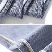 Load image into Gallery viewer, 2025 New Men Fashion Loose Straight Elasticity Jeans Male Wear-resistant Slim Fit Denim Pants Smart Casual Dark Gray Trousers
