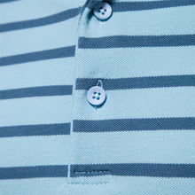 Load image into Gallery viewer, Striped Embroidered Cotton Summer Polo
