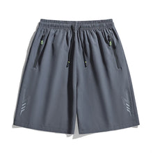 Load image into Gallery viewer, Men's Quick Dry Running Shorts with Drawstring and Zip Pockets - Ideal for Athletic Workouts and Gym Sessions
