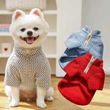 Load image into Gallery viewer, Zipper Ripple Pet Pullover Hoodie
