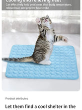 Load image into Gallery viewer, Pet Ice Mats Summer Cat Dog Sofa Nest Bed Cooling Sleeping Pad for Small Dogs Pets Durable Sofa Cooling Pad Blanket
