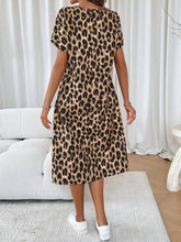 Load image into Gallery viewer, Retro Leopard Print Summer A-Line Dress
