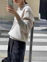Load image into Gallery viewer, Wool Knitted Casual Pullover Sweater
