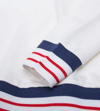 Load image into Gallery viewer, Waffle Stripe Long Sleeve Polo
