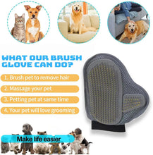 Load image into Gallery viewer, Pet Grooming Glove Hair Removal Gloves Cat Dog Fur Hair Deshedding Gentle Efficient Dog Combs Pet Bathing Massage Products
