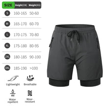 Load image into Gallery viewer, WOSAWE MTB Shorts Summer Men Cycling Shorts 2 in 1 Mountain Bike Padded Shorts Double Layer Downhill Bike Quick Dry Short Pants
