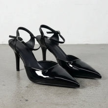 Load image into Gallery viewer, High Heels Women's Shoes for Business Elegant Pointed Toe Patent Leather Daily Office Stilettos Designer Summer Ladies Sandals
