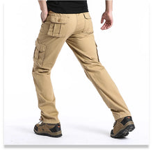 Load image into Gallery viewer, Loose Cotton Tactical Cargo Pants
