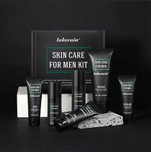 Load image into Gallery viewer, Skin Care Set for Men Essential Routine Daily Face Wash Facial Scrub Moisturizer SPF Night Cream Hydrated Skin Gifts For Men Ski
