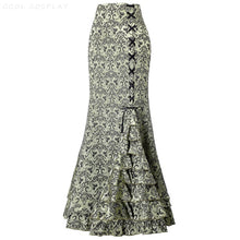 Load image into Gallery viewer, Long Skirts Women Punk Fish Tail Skirt Vintage Gothic New High Waisted Temperament Goth Skirt Festival Party Wear Woman Clothes
