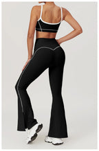 Load image into Gallery viewer, Yoga Set Women Sport Bra Gym Workout Legging High Waist Wide Flare Pant Fitness Sports Shorts Active Wear Suit
