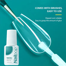 Load image into Gallery viewer, Nailpop Nail Glue 2/5PCS Strong Adhesive Fast Drying Long Lasting Transparent Acrylic Glue for Artificial Nails Nail Art Tools
