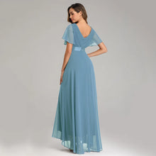 Load image into Gallery viewer, Evening Dresses XUCTHHC Elegant V-Neck Ruffles Chiffon Formal Evening Gown  Robe Vestidos De Fiesta Dress for Wedding Party
