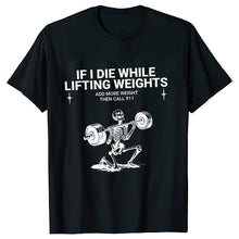Load image into Gallery viewer, Funny Gym Workout Tee Men
